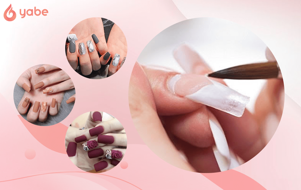 2 cách tháo bột đắp móng không gây đau rát 43 Các mẫu đắp bột móng