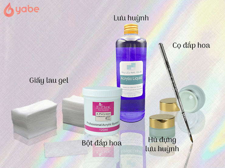 Kỹ thuật tạo hoa bột fantasy | Hướng dẫn đắp hoa bột Fantasy từ A đến Z 44 Bộ dụng cụ tạo hoa bột fantasy