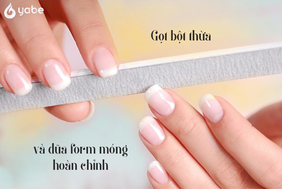 Gọt dũa form móng