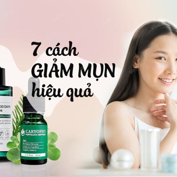 Cách giảm mụn hiệu quả