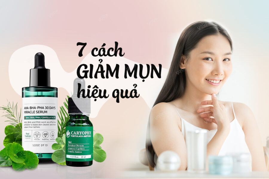 Cách giảm mụn hiệu quả