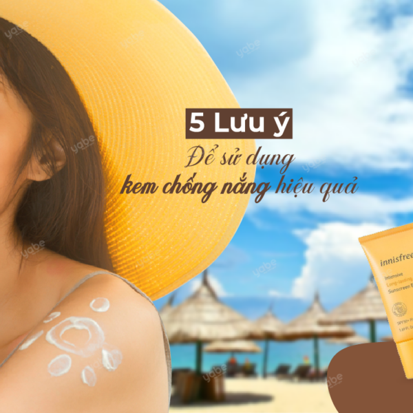 Kem chống nắng và những lưu ý