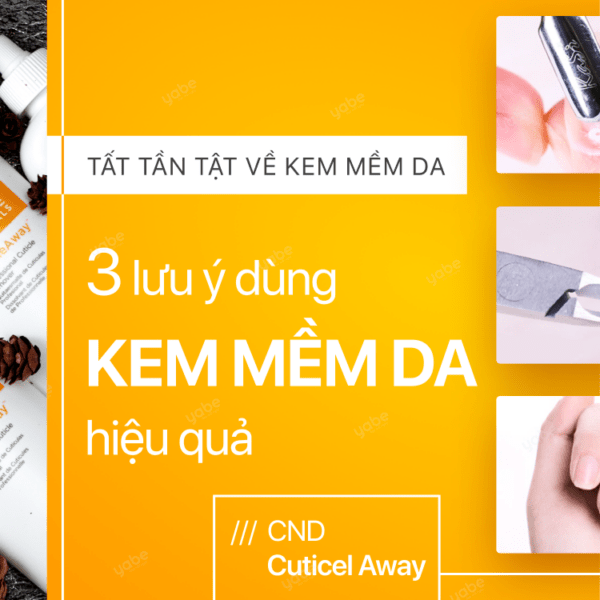 Những lưu ý khi sử dụng kem mềm da
