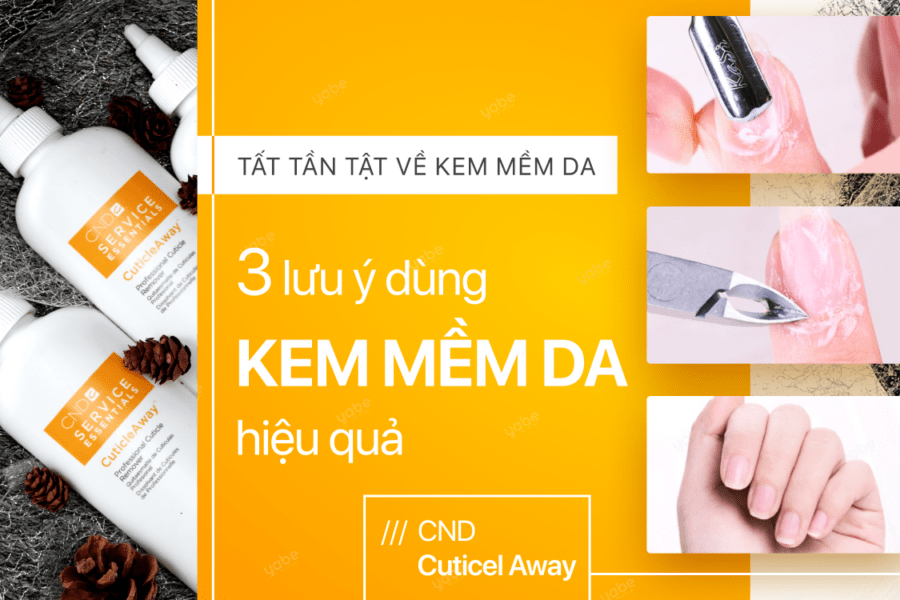 Những lưu ý khi sử dụng kem mềm da