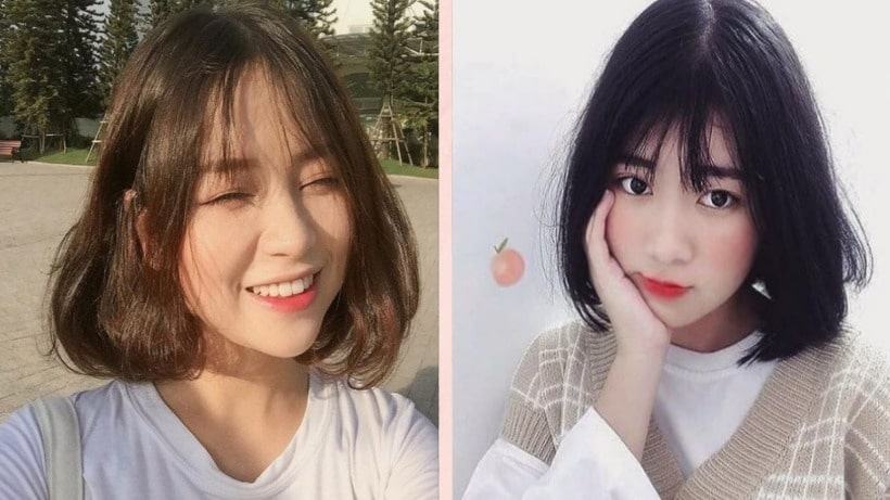 Kiểu tóc nữ mặt tròn