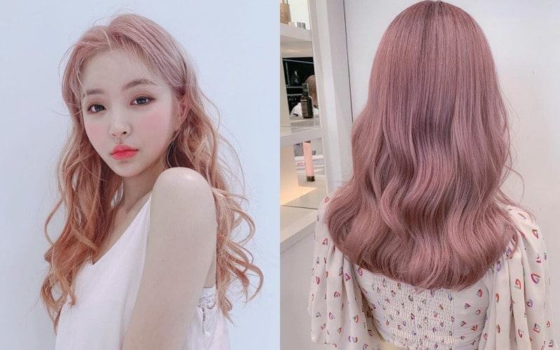 Tóc nhuộm hồng